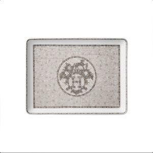 Hermes Mosaique Au 24 Platinum Tray